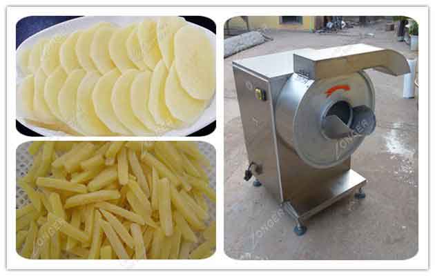 potato chips cutting machine