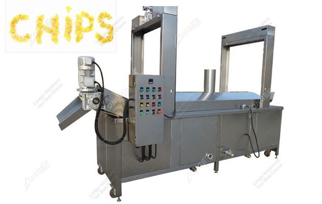 French Fries Frying Machine|Automatic Continuous French Fries Fryer|Stainless Steel French Fries Frying Equipment