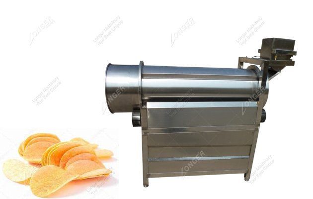 Potato Chips Seasoning Machine|Automatic Potato Chips Flavoring Machine|Flavor Machine