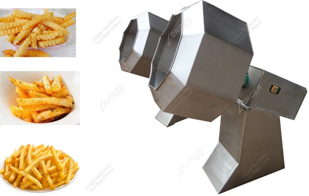 automatic french fries seasoning machine