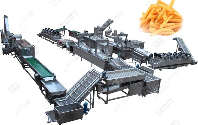 Fully Automatic French Fries Processing Line|French Fries Production Line Manufacturers