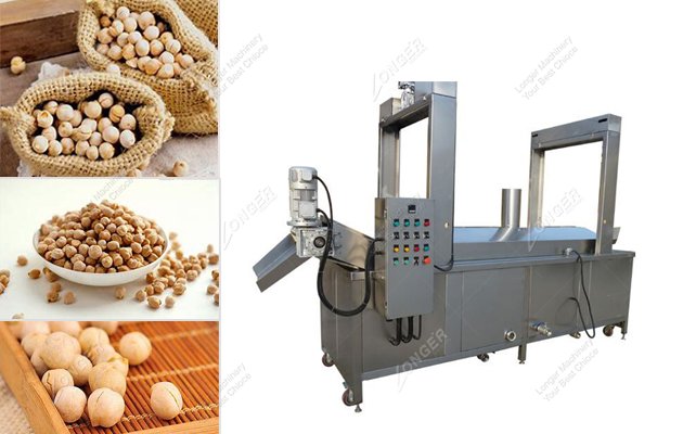 Chickpeas Frying Machine|Chickpeas Continuous Fryer|Automatic Chickpeas Continuous Frying Machine