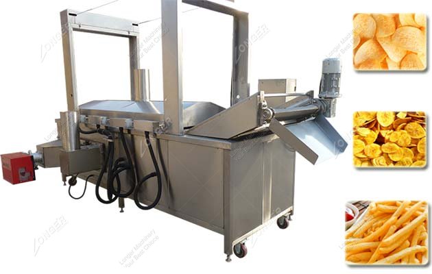 banana chips continuous frying machine