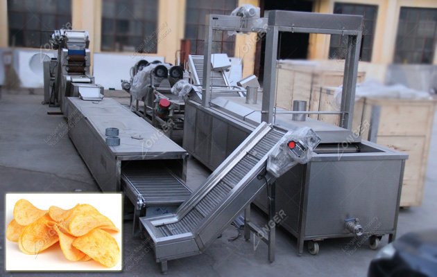 fully automatic potato chips making machine