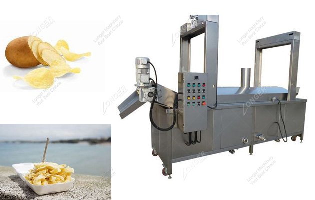 commercial continuous frying machine
