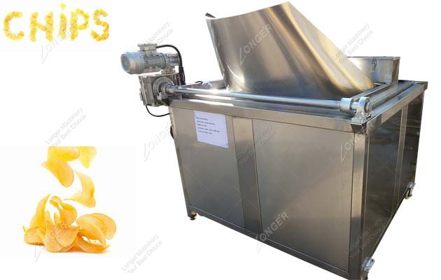 potato chips frying machine
