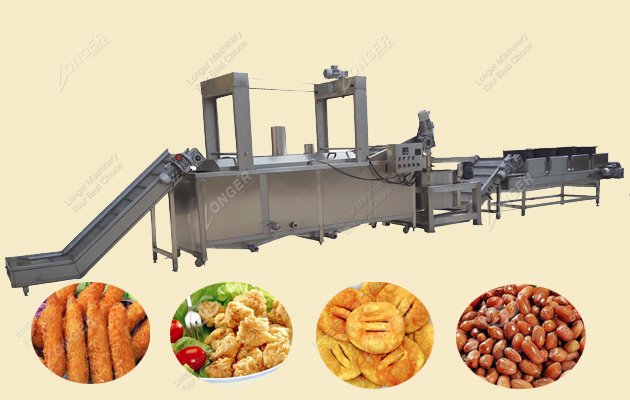 automatic fried peanut production line