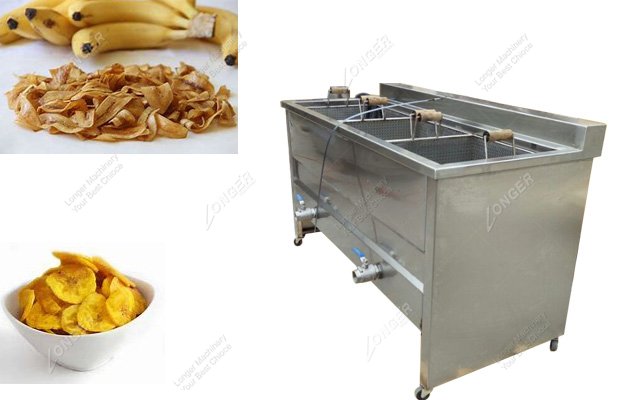automatic banana chips frying machine