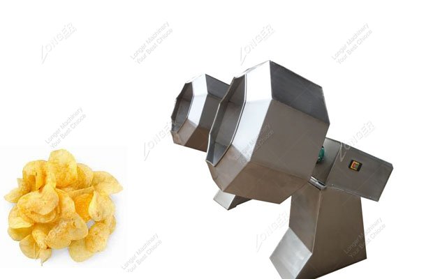 automatic potato chips seasoning machine