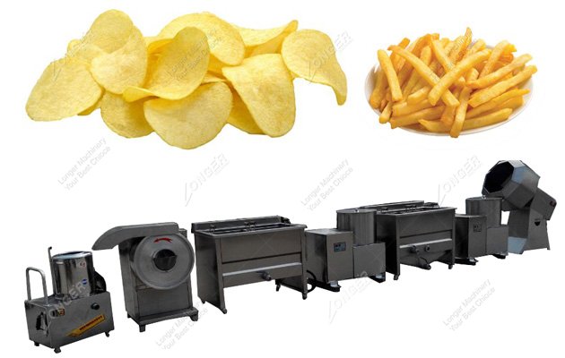 french fries making machine
